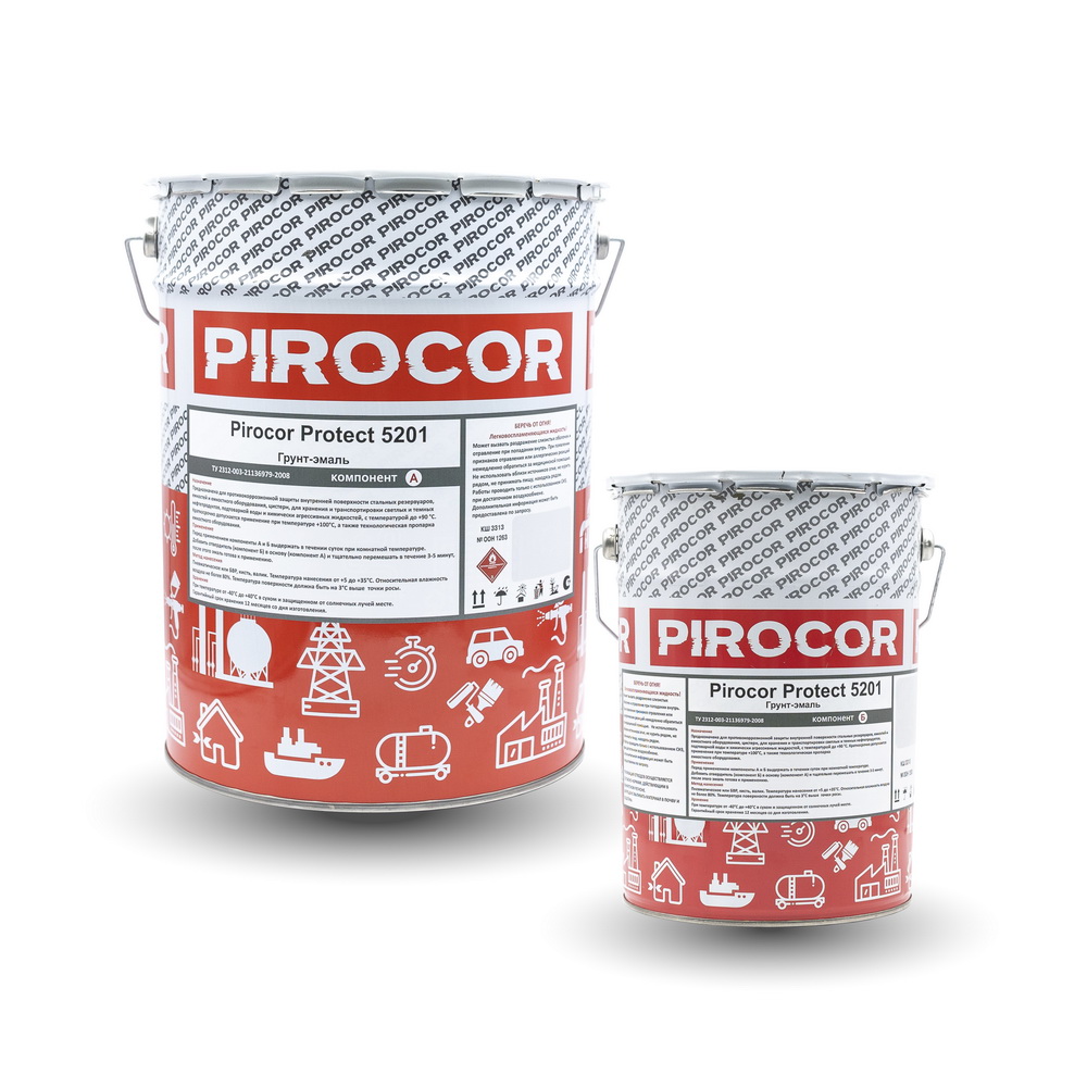 Грунт-эмаль Pirocor Protect 5201