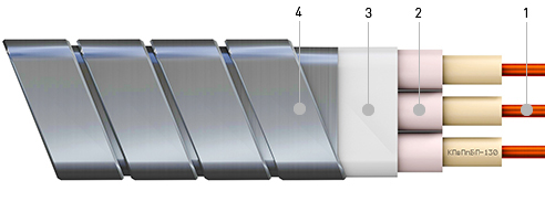 Кабель КПвПпБП-130