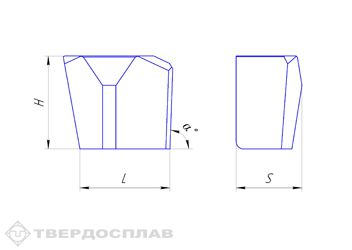 Зубки для армирования скребков (скрепперов) горнопроходческих щитов. Половинки
