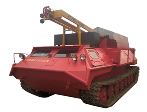 Буровая установка УРБ-2А2 на МТЛБУ