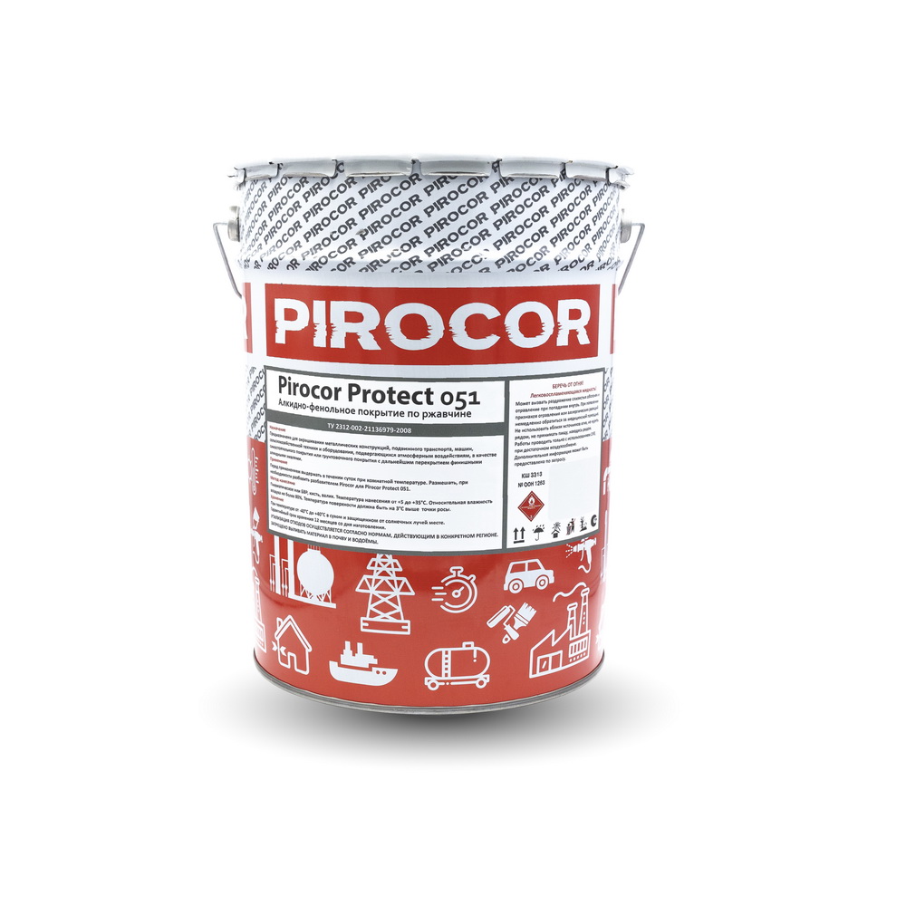 Грунт-эмаль Pirocor Protect 051