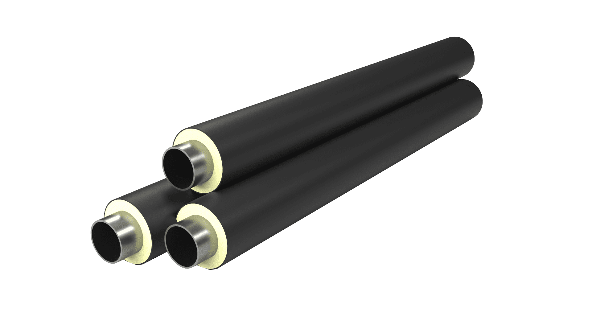 Труба круглая электросварная ППУ-ПЭ (DN 57-720) ГОСТ 30732-2020